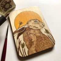 Image 1 of The Protector Mini Wood Panel Wood Burning
