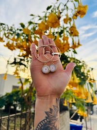 Image 1 of Geode hoops
