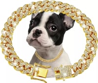 Image 1 of Chain Dog Cuban Luxury Necklace