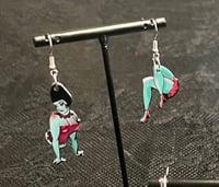 Image 2 of MISS ARGENTINA BEETLEJUICE EARRINGS