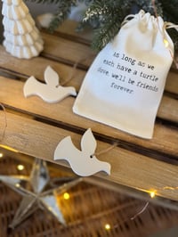 Image 2 of Movie inspired 2 Turtle Doves in Pouch