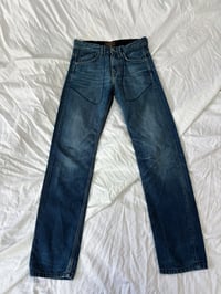 Image 3 of 00s Blue low rise jeans // 36