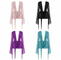 Goddess Draped Mesh Dress(4 colors)