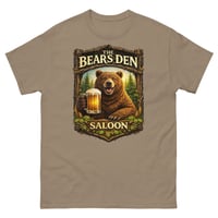 Image 7 of  Bear’s Den Saloon Unisex T-Shirt | Rustic Wilderness Bar Tee | Western Wildlife Saloon Shirt
