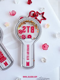 Image 2 of BTS Arirang Shaker Keychain