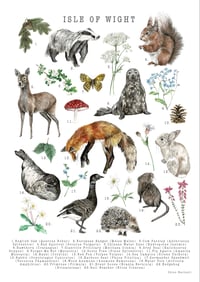 Image 2 of Isle of Wight A3 Art Print 