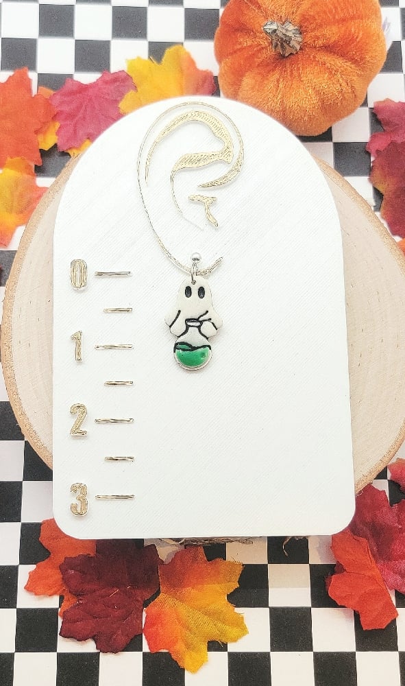 Image of Potion Bottle Ghost Dangles