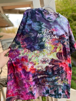 Image of 2XL Party At Your Own Pace Tie Dye Shirt 6