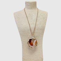 Image 1 of Mocha Round Necklace