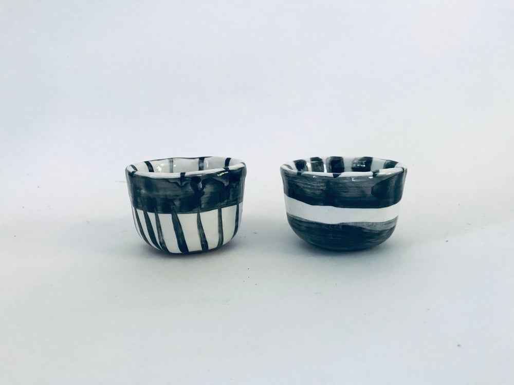 Image of PAIR OF ARROW EGG CUPS