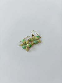 Image 1 of Green earrings 