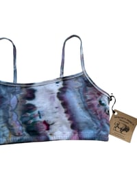 Image 4 of L (38) Bralette in Moody Agate Ice Dye