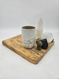 Image 2 of White Mushroom Tumbler  