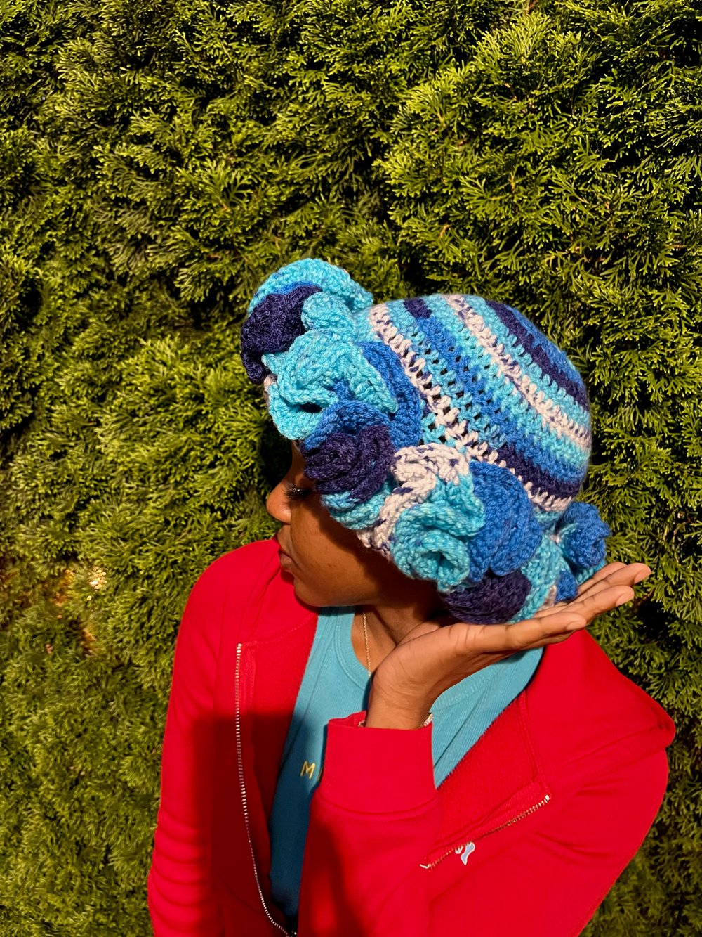 Image of Blue for You Ruffle Hat 💙