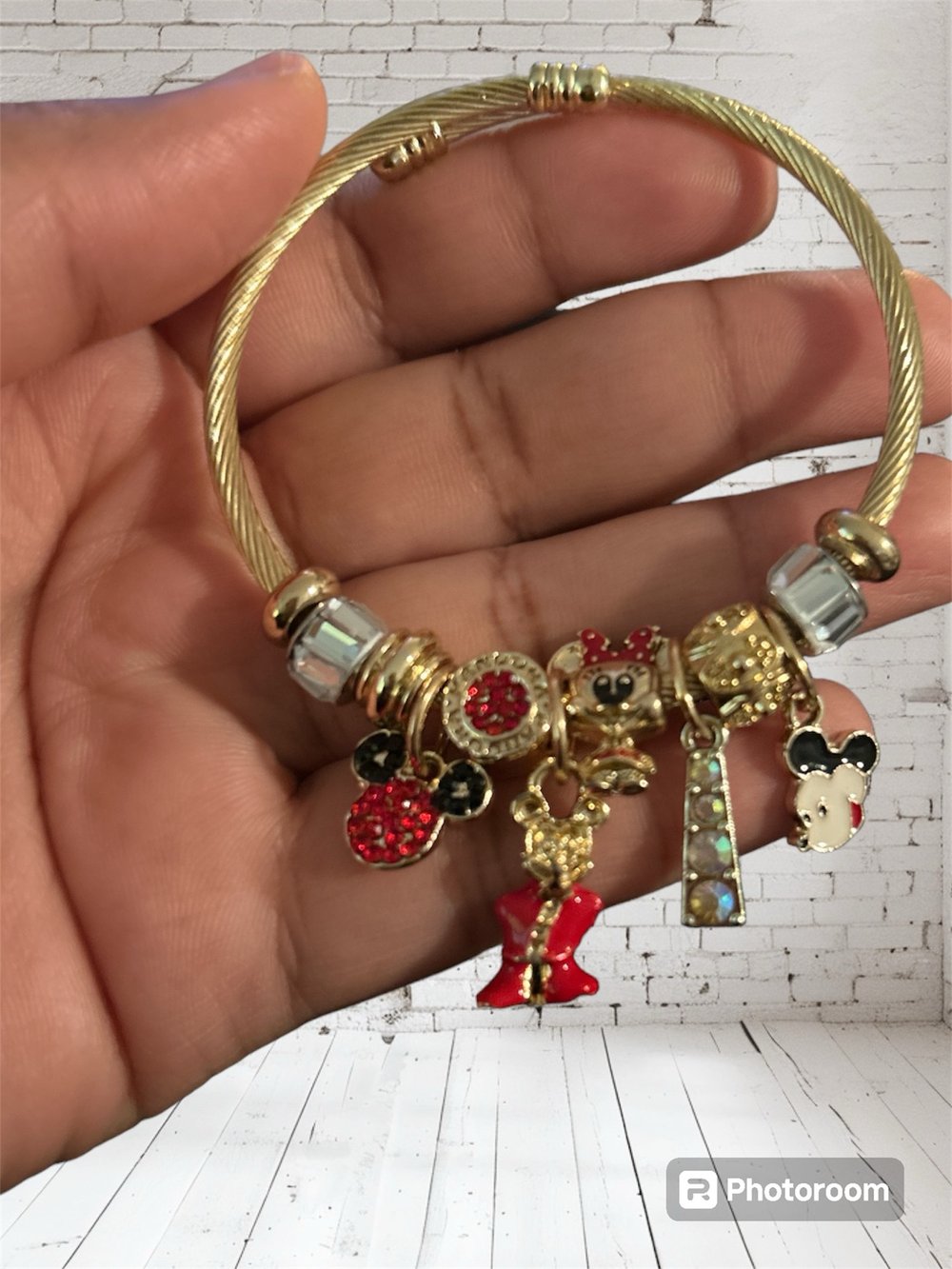 Image of Mickey Mouse Charm Bracelet