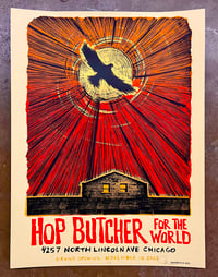 Hop Butcher Lincoln Ave Grand Opening poster