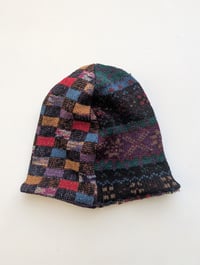 Image 2 of Upcycled Reversible Beanie Coogi x Dark Purple Cashmere copy