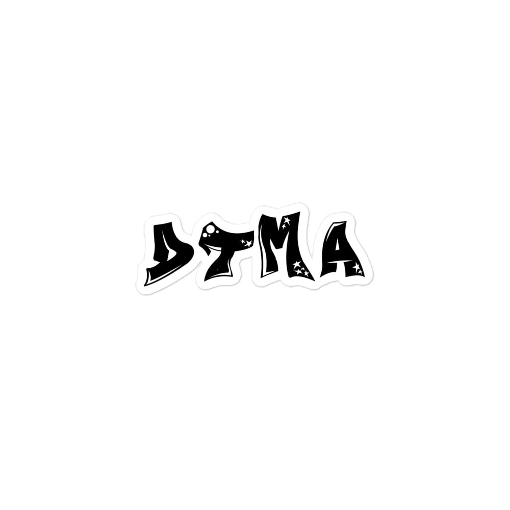 DTMA BLACK STICKER