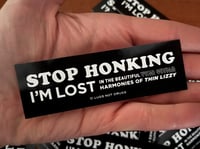Image 3 of STOP HONKING Sticker