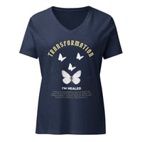 Image 1 of Women’s Transformation relaxed v-neck t-shirt