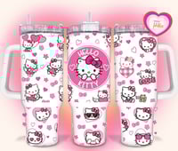 Hk Hearts 40oz UV DTF 