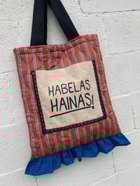 Image 2 of Bolsiña feita a man. HABELAS HAINAS. Deseño exclusivo!