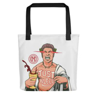 Image 1 of Just Bleed Tote bag