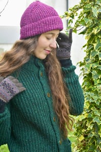 Image 12 of  Hipster Beanie - Hand-knit in Ireland