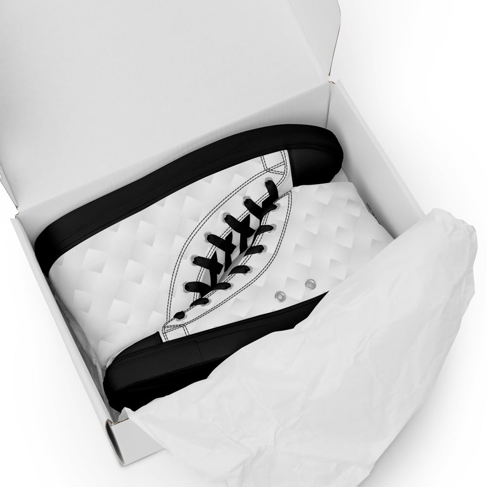 ZEN EXP - “Diamond In The Rough” Women’s high top canvas shoes