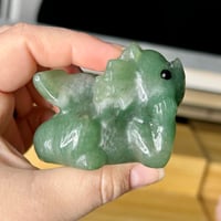 Image 4 of Green Aventurine Laying Dragon ($20)