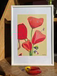 Image 2 of La niña que pinta art print 