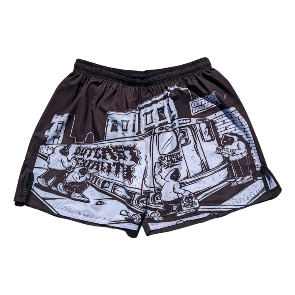 O/M Graffiti Fight Shorts 