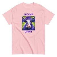 Image 5 of Unisex classic tee, Legend Dairy Cow T-Shirt | Funny Farm Pun Graphic Tee