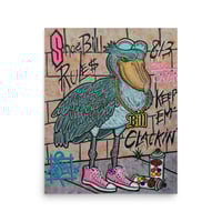 Image 1 of Shoe Bill matte fine art print 