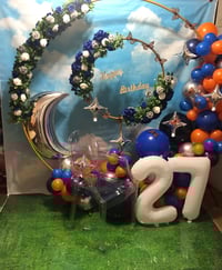 Image 2 of Balloon Party Decor 6ft or 5ft ring/arch