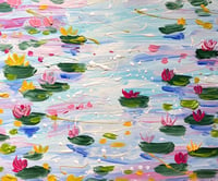 Image 6 of Custom Size Extra Large Art - Waterlilies 