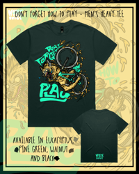 Image 1 of ‘Don’t forget how to play’ Men’s Heavy tee ( PRE ORDER)