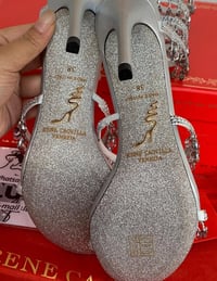 Image 8 of CHANDELIER SILVER TWIST HEELS