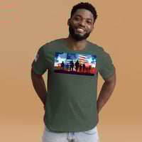 Image 5 of Troops Flag Protect Unisex t-shirt