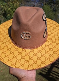 Image 1 of Mustard Gorg girl Fedora hat
