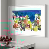 Image 5 of Corfu coast line original unframed watercolour painting 