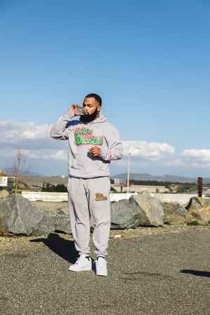 Fresh Light Grey "I Am Chosen” Joggers