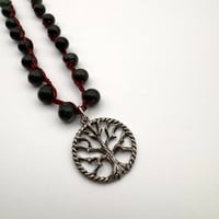 Image 2 of Bloodstone Tree of Life Car Charm