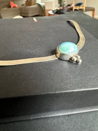 Image 3 of Herringbone Bubbles & Golden Hills Turquoise 