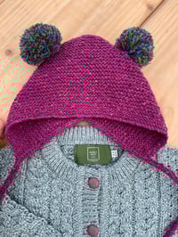 Image 10 of Teddy Bonnet - Hand-knit in Ireland