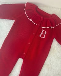 Embroided All In One Knit Romper