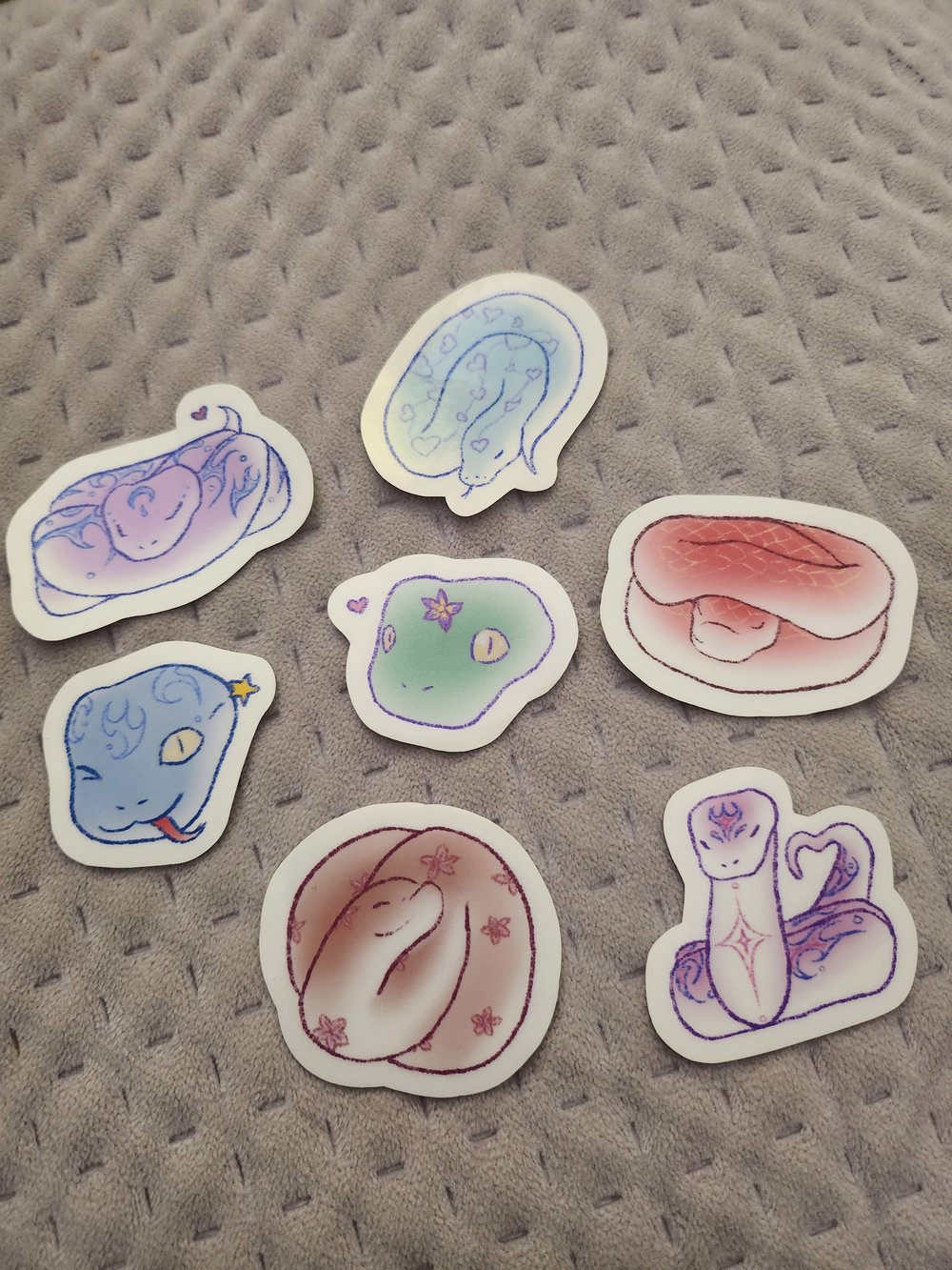 Image of Deco Snakes Sticker pack!