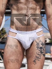 Image 1 of THE RECKLESS RANGER THONGSTRAP (white)