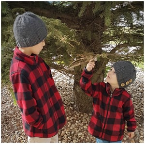 Image of Cold Embers Winter Hat Knitting Pattern