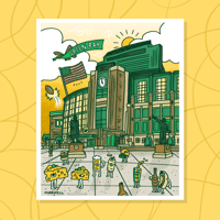 Image 3 of GREEN BAY FOOTBALL PRINT